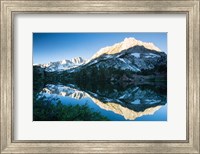 Framed Reflections in a River in Eastern Sierra, California