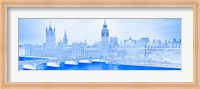 Framed Westminster Bridge & Big Ben, London