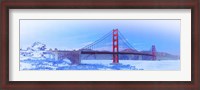Framed Pop of Color, Golden Gate Bridge, San Francisco