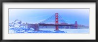 Framed Pop of Color, Golden Gate Bridge, San Francisco