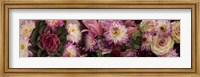 Framed Close-up of Flowers in a Bouquet