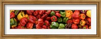Framed Close-up of Assorted Peppers