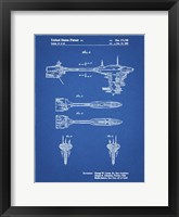 Framed Blueprint Star Wars Nebulon B Escort Frigate Patent