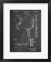 Framed Chalkboard Ping Pong Paddle Patent