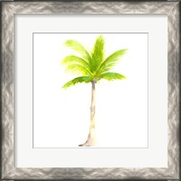 Framed Tropical Icons Palm Tree