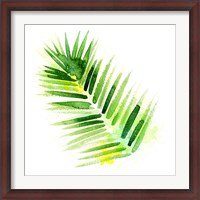 Framed Tropical Icons Palm Frond