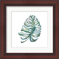 Framed Island Leaf I