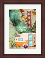 Framed California Girl