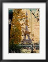 Framed Eiffel in October