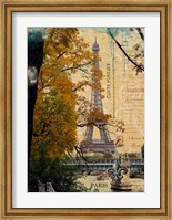 Framed Eiffel in October