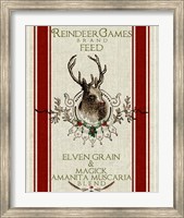 Framed Reindeer Feedsack
