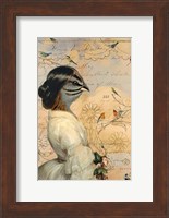 Framed Sparrow Lady