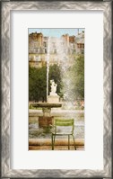 Framed Tuileries Fountain