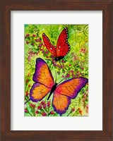 Framed Butterfly Sparkles