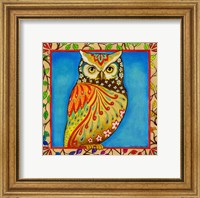 Framed Mosaic Owl