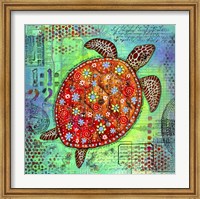 Framed Mosaic Turtle II