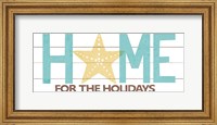 Framed Under Sea Treasures Home for the Holidays