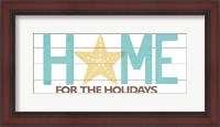 Framed Under Sea Treasures Home for the Holidays