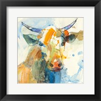 Framed Happy Cows I
