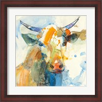 Framed Happy Cows I