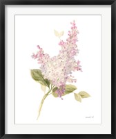 Framed Floursack Florals on White VI