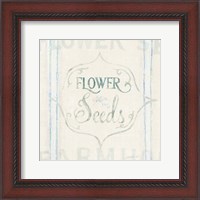 Framed Floursack Florals IX