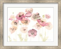 Framed Delicate Poppies