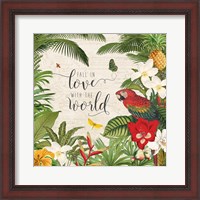 Framed Parrot Paradise V