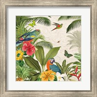 Framed Parrot Paradise II