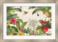 Framed Parrot Paradise I
