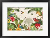 Framed Parrot Paradise I