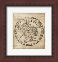 Framed Vintage Seal VI Antique Border v2