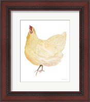 Framed Life on the Farm Chicken Element II
