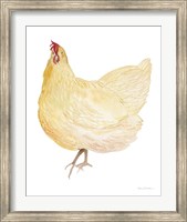 Framed Life on the Farm Chicken Element II