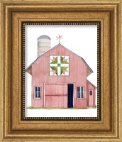 Framed 'Life on the Farm Barn Element I' border=