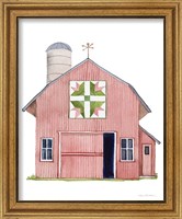 Framed 'Life on the Farm Barn Element I' border=