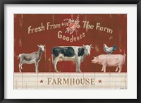 Framed Farm Patchwork II