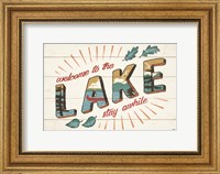 Framed Vintage Lake I