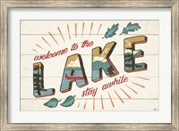 Framed Vintage Lake I