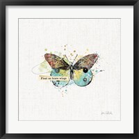 Framed Thoughtful Butterflies III