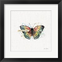 Framed Thoughtful Butterflies I