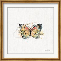 Framed Thoughtful Butterflies II