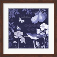 Framed Botanical Blue VI