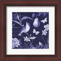 Framed Botanical Blue V