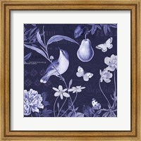 Framed Botanical Blue V