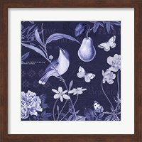 Framed Botanical Blue V