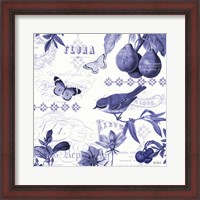 Framed Botanical Blue III