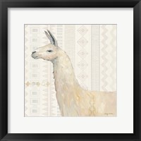 Llama Land III Framed Print