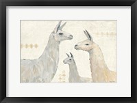 Llama Land IV Framed Print