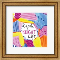 Framed 'Abstract Affirmations II' border=